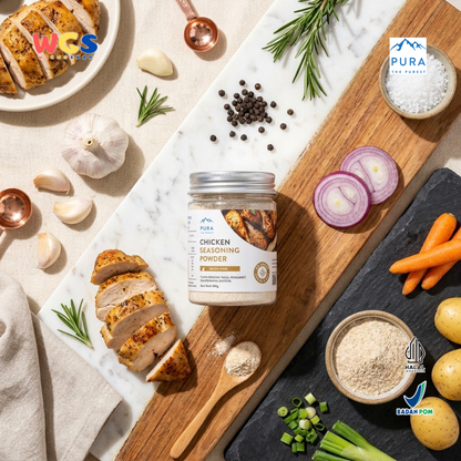 Pura Chicken Seasoning Powder 100g - Kaldu Ayam Bubuk Alami untuk Sup Tumis