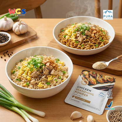 Pura Chicken Seasoning Powder 20g - Kaldu Ayam Kampung No MSG Bumbu Sup Tumisan Panggang Travel Size
