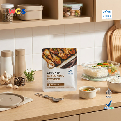 Pura Chicken Seasoning Powder 20g - Kaldu Ayam Kampung No MSG Bumbu Sup Tumisan Panggang Travel Size