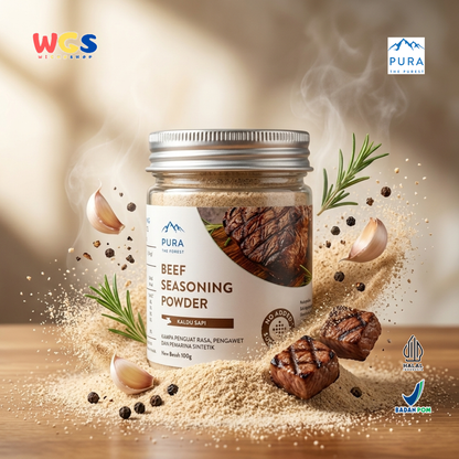 Pura Beef Seasoning Powder 100g - Kaldu Sapi Bubuk Alami Tanpa MSG untuk Sup Tumis