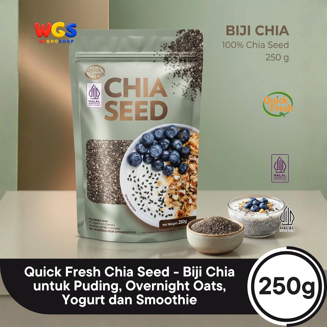 Quick Fresh Chia Seed 250g - Superfood for Daily Health and Nutrition