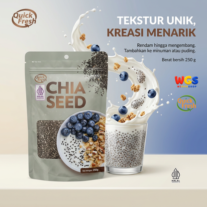 Quick Fresh Chia Seed 250g - Superfood for Daily Health and Nutrition