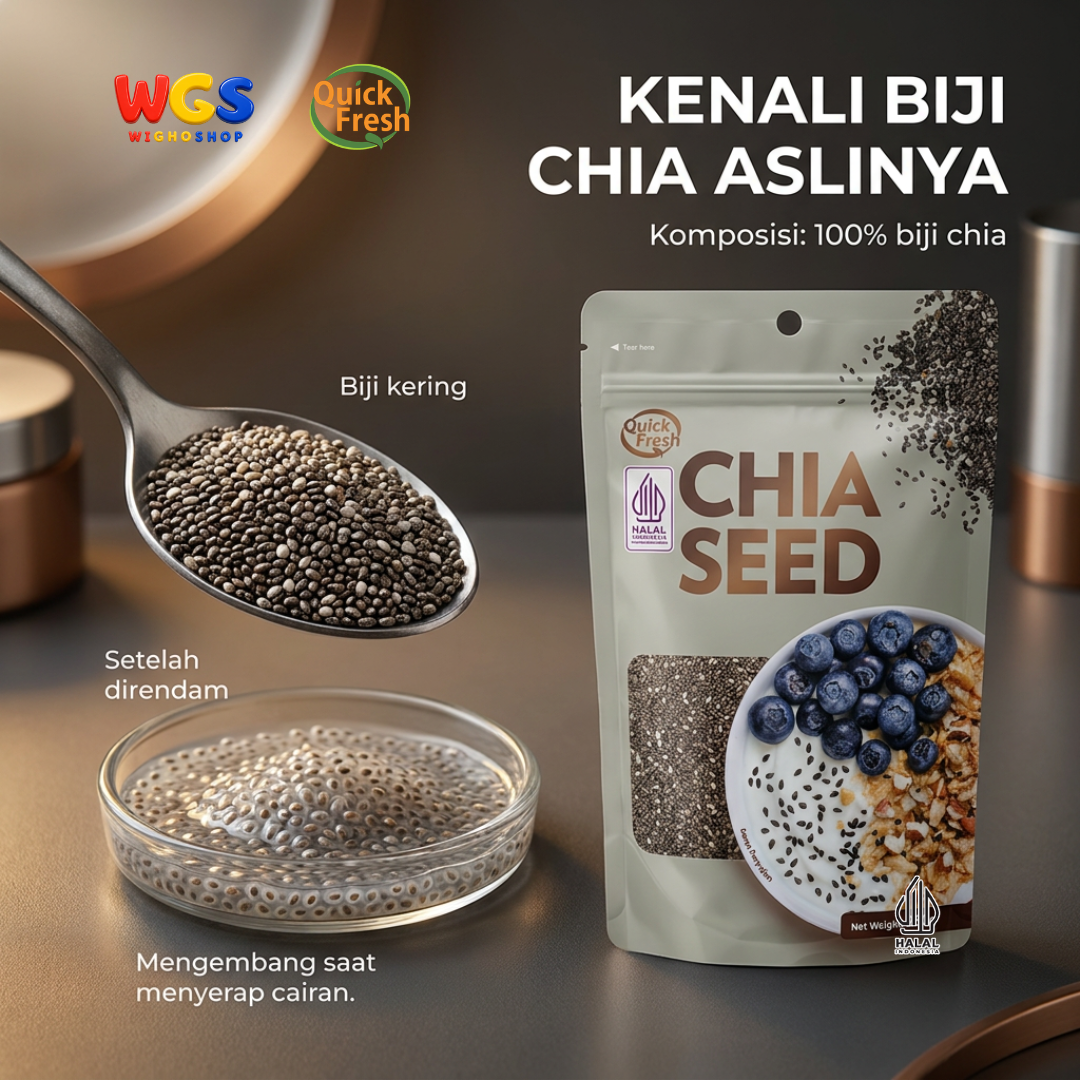 Quick Fresh Chia Seed 250g - Superfood for Daily Health and Nutrition