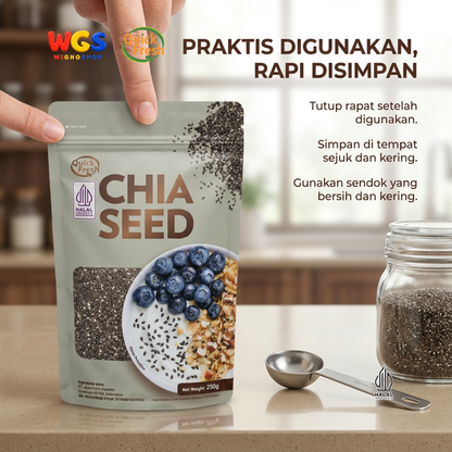 Quick Fresh Chia Seed 250g - Superfood for Daily Health and Nutrition