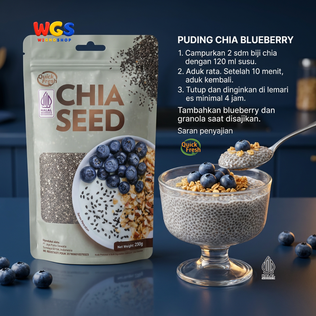 Quick Fresh Chia Seed 250g - Superfood for Daily Health and Nutrition