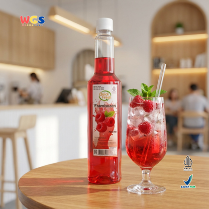 Quick Fresh Frambozen Syrup 700ml - Sirup Raspberry Merah untuk Minuman
