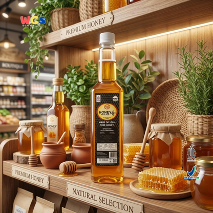 Quick Fresh Honey Madu Asli 1000g - Madu Murni 100% Untuk Minuman, Makanan dan Masakan