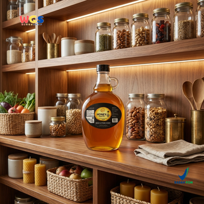 Quick Fresh Honey Madu Asli 2250g - Madu Murni Serbaguna untuk Minuman, Roti & Masakan