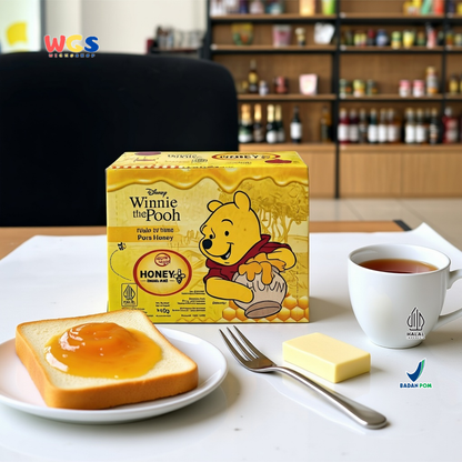 Quick Fresh Honey Winnie The Pooh 140g (10 Sachet x 14g) - Madu Asli 100% Pure Honey Halal
