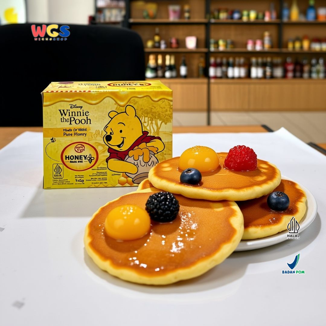 Quick Fresh Honey Winnie The Pooh 140g (10 Sachet x 14g) - Madu Asli 100% Pure Honey Halal