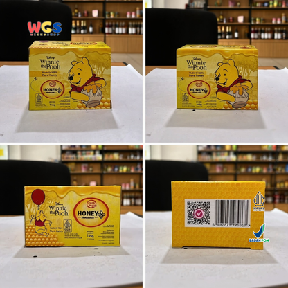 Quick Fresh Honey Winnie The Pooh 140g (10 Sachet x 14g) - Madu Asli 100% Pure Honey Halal
