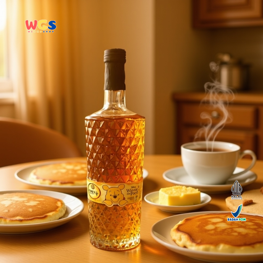 Quick Fresh Madu Asli Winnie the Pooh 875g – Madu Murni Botol Kaca Premium Halal