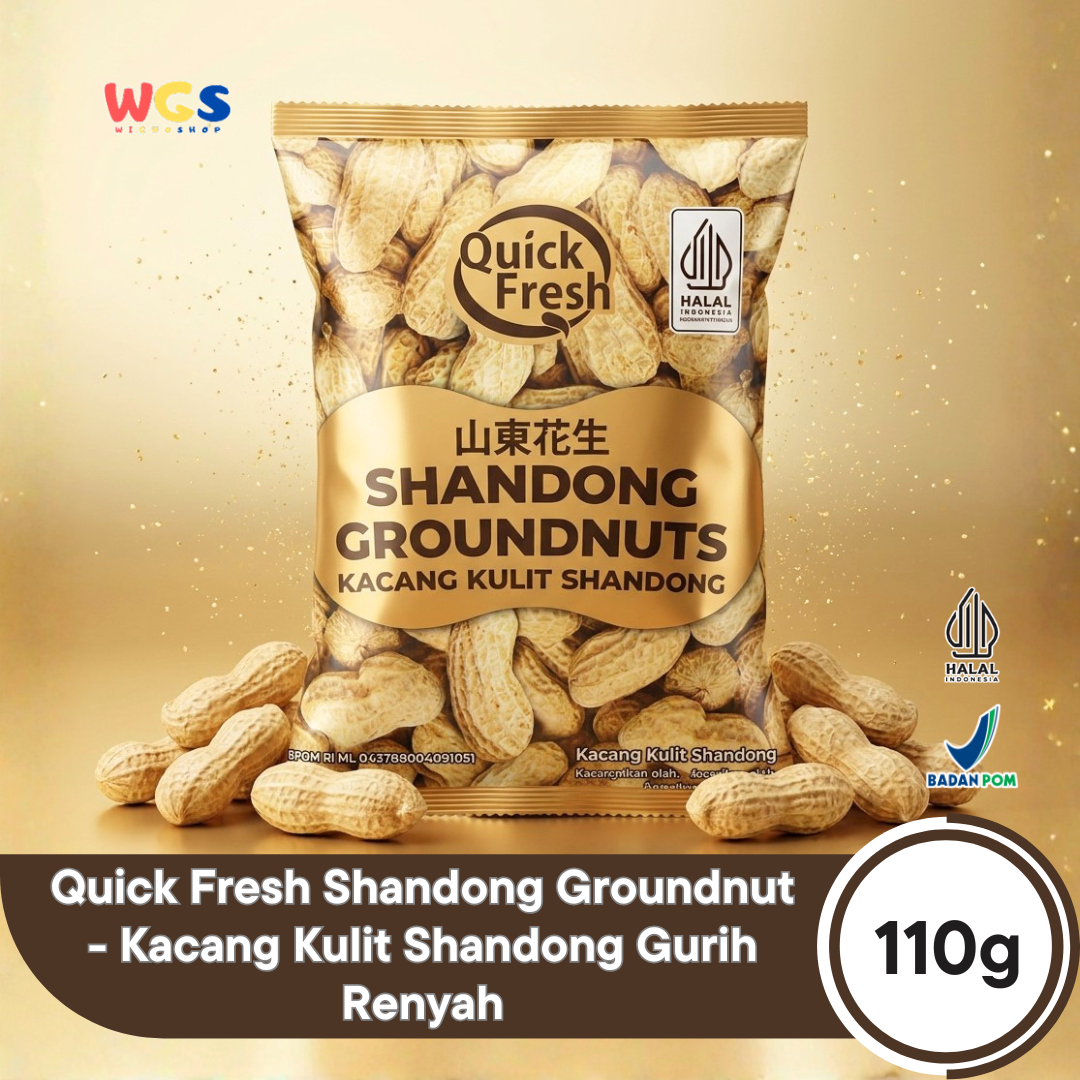 Quick Fresh Shandong Groundnut 110g - Kacang Kulit Shandong Gurih Renyah