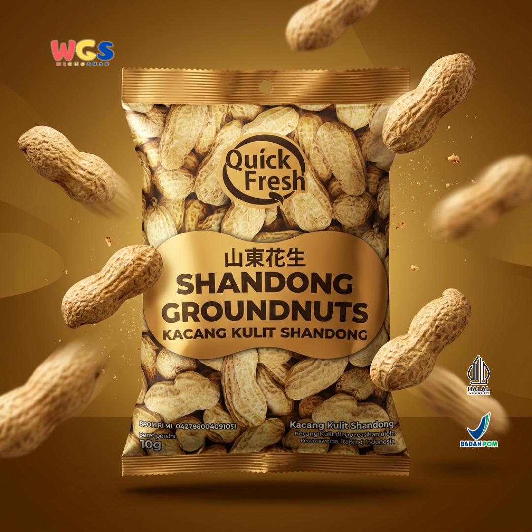 Quick Fresh Shandong Groundnut 110g - Kacang Kulit Shandong Gurih Renyah