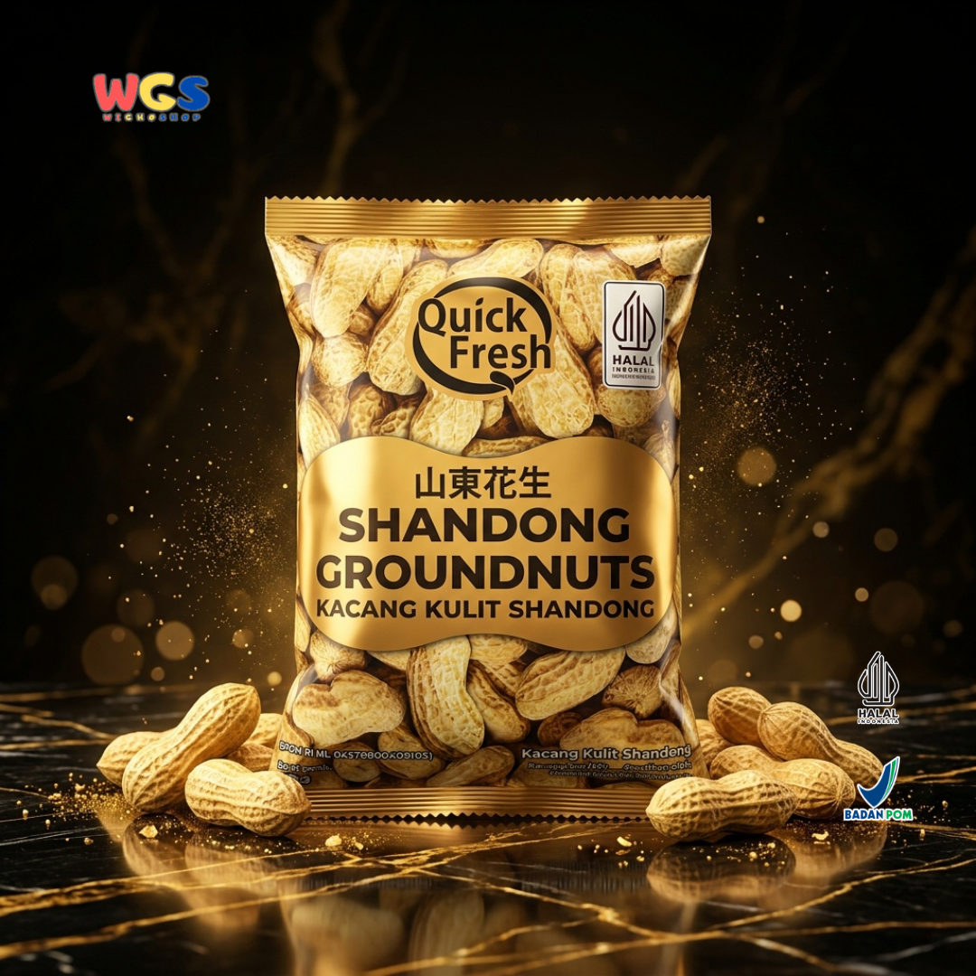 Quick Fresh Shandong Groundnut 110g - Kacang Kulit Shandong Gurih Renyah