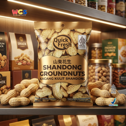 Quick Fresh Shandong Groundnut 110g - Kacang Kulit Shandong Gurih Renyah