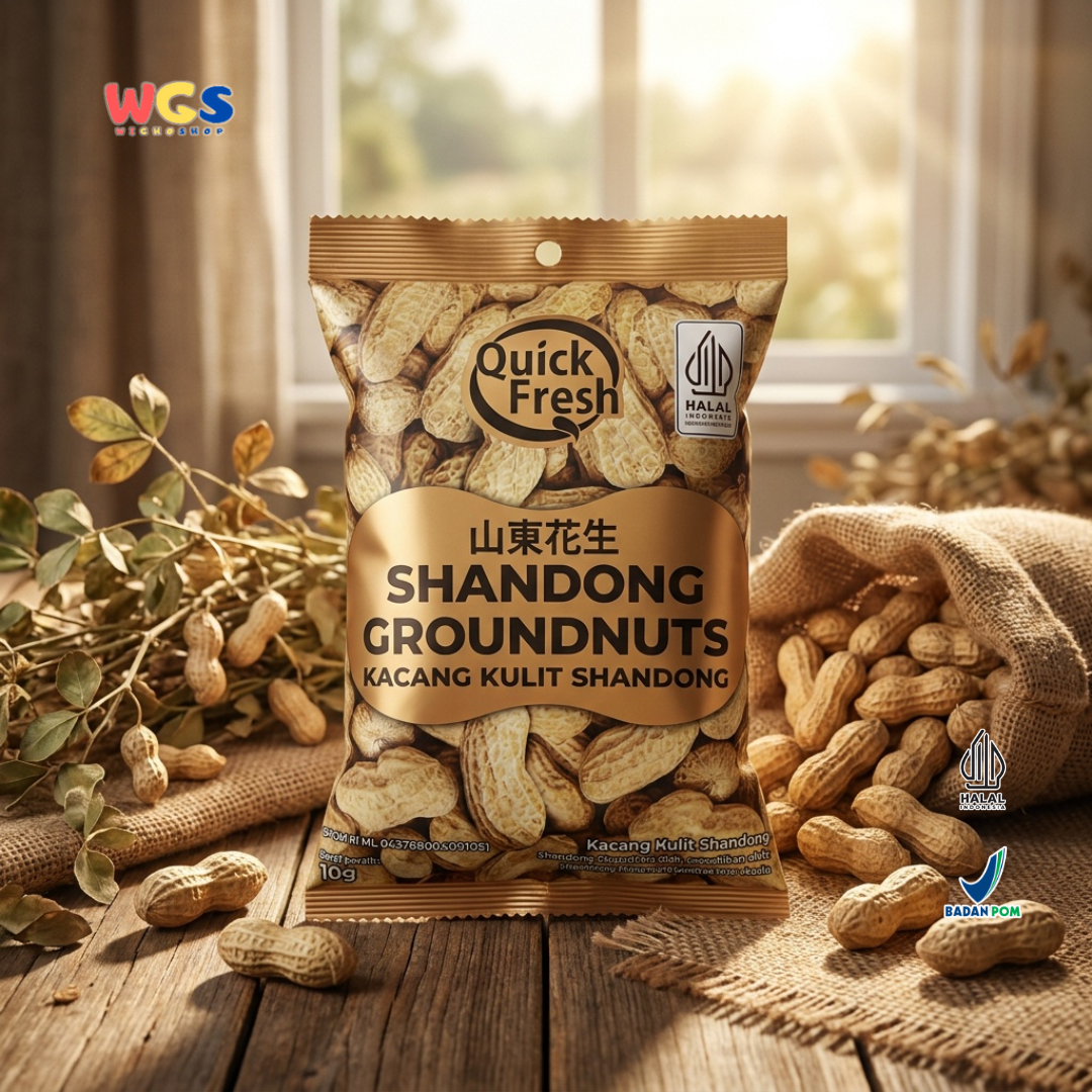 Quick Fresh Shandong Groundnut 110g - Kacang Kulit Shandong Gurih Renyah