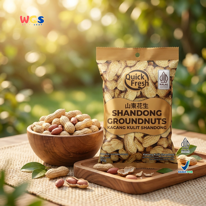Quick Fresh Shandong Groundnut 110g - Kacang Kulit Shandong Gurih Renyah