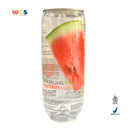Quick Fresh Sparkling Kiwi Watermelon 350ml Minuman Soda Rasa Buah Menyegarkan Rendah Kalori