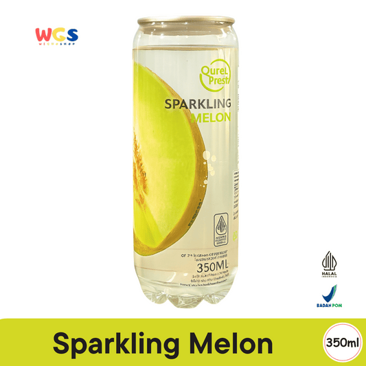 Quick Fresh Sparkling Melon 350ml - Minuman Bersoda Rasa Melon Segar Rendah Kalori