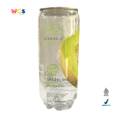 Quick Fresh Sparkling Melon 350ml - Minuman Bersoda Rasa Melon Segar Rendah Kalori