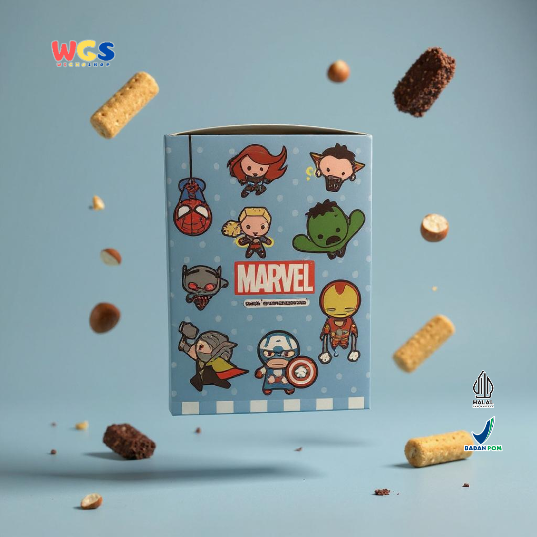 Quick Fresh Wafer Chocolate Hazelnut Cream Crisp Malt 24g x 12 Box Snack Coklat Halal