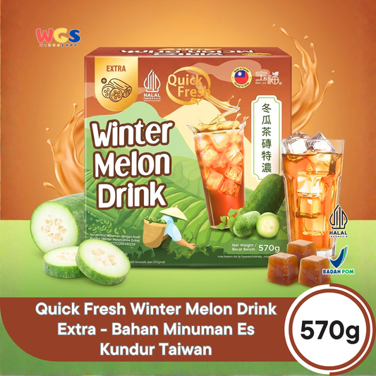 Quick Fresh Winter Melon Drink Extra 570g - Bahan Minuman Es Kundur Taiwan