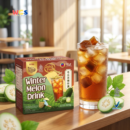 Quick Fresh Winter Melon Drink Extra 570g - Bahan Minuman Es Kundur Taiwan