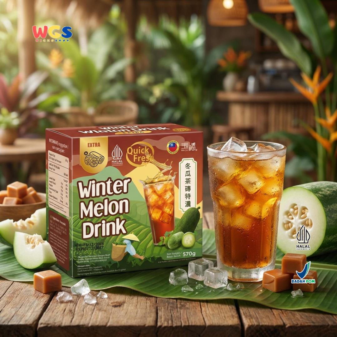 Quick Fresh Winter Melon Drink Extra 570g - Bahan Minuman Es Kundur Taiwan