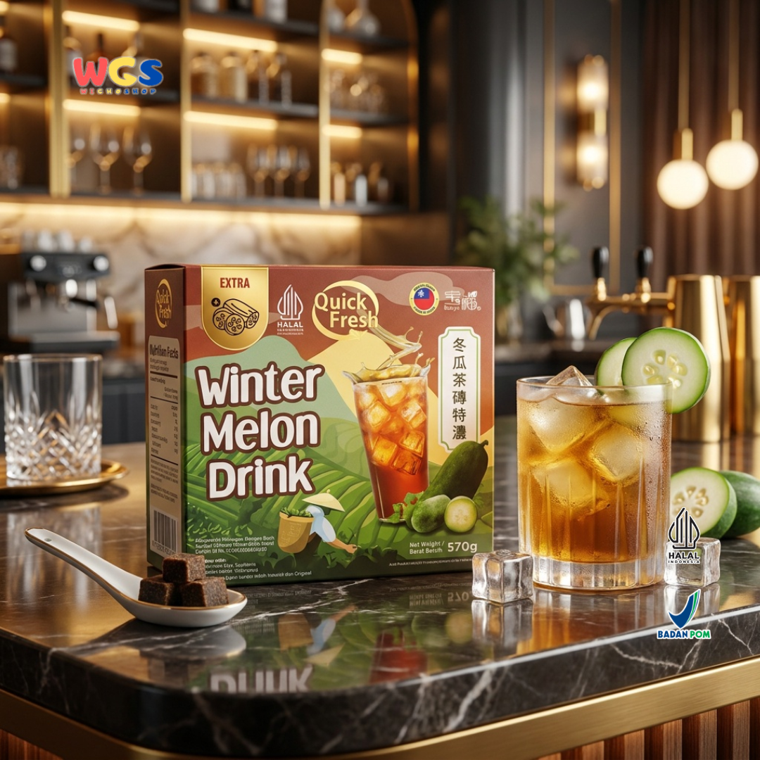 Quick Fresh Winter Melon Drink Extra 570g - Bahan Minuman Es Kundur Taiwan