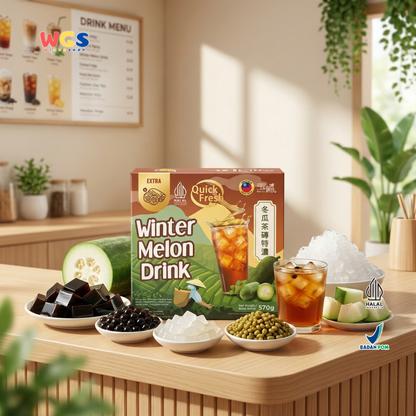 Quick Fresh Winter Melon Drink Extra 570g - Bahan Minuman Es Kundur Taiwan