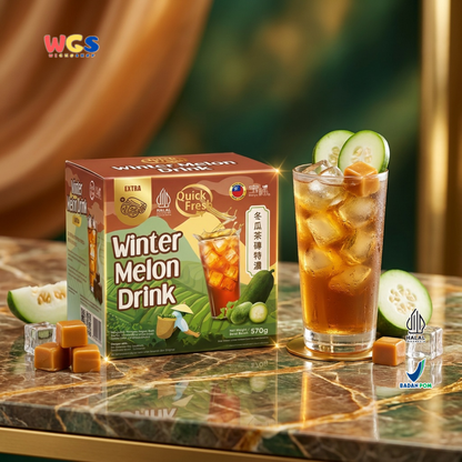 Quick Fresh Winter Melon Drink Extra 570g - Bahan Minuman Es Kundur Taiwan