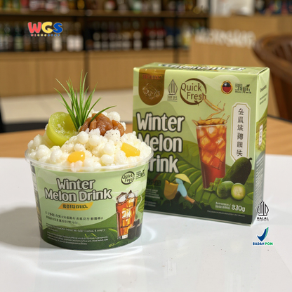 Quick Fresh Winter Melon Drink Original 570g (Minuman Serbuk Buah Kundur Segar)
