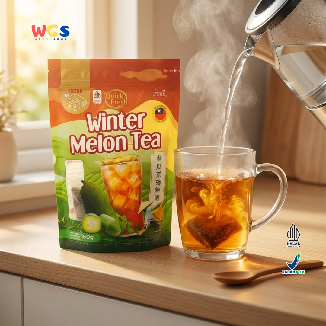Quick Fresh Extra Winter Melon Tea 160g (8 Sachet x 20g) - Minuman Teh Winter Melon Instan