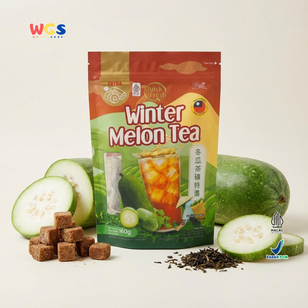 Quick Fresh Extra Winter Melon Tea 160g (8 Sachet x 20g) - Minuman Teh Winter Melon Instan