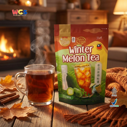 Quick Fresh Extra Winter Melon Tea 160g (8 Sachet x 20g) - Minuman Teh Winter Melon Instan