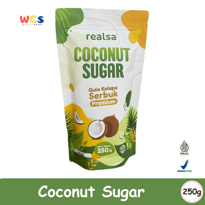 Realsa Organic Coconut Sugar 250g – Pemanis Alami Sehat dari Nira Kelapa