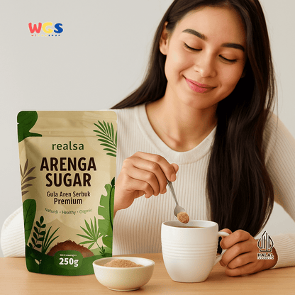 Realsa Organic Coconut Sugar 250g – Pemanis Alami Sehat dari Nira Kelapa