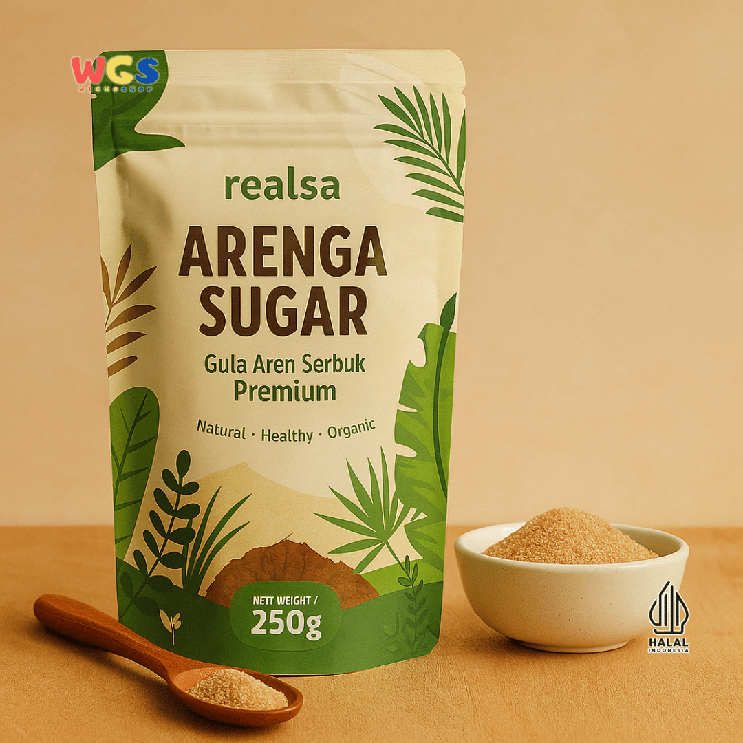 Realsa Organic Coconut Sugar 250g – Pemanis Alami Sehat dari Nira Kelapa