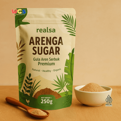 Realsa Organic Coconut Sugar 250g – Pemanis Alami Sehat dari Nira Kelapa