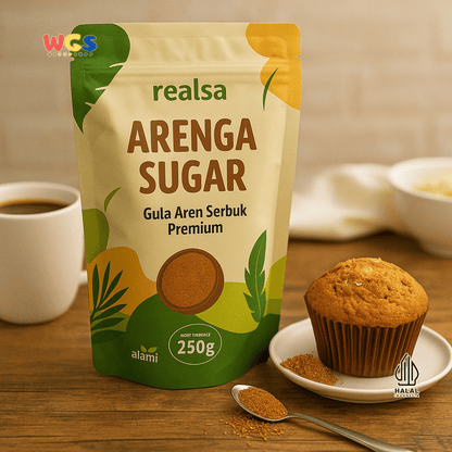 Realsa Organic Coconut Sugar 250g – Pemanis Alami Sehat dari Nira Kelapa
