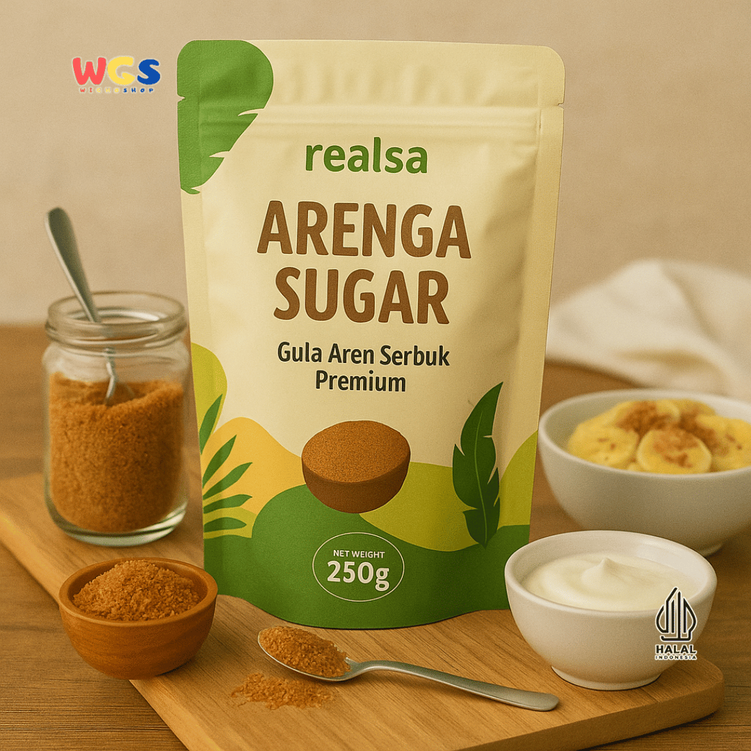 Realsa Organic Coconut Sugar 250g – Pemanis Alami Sehat dari Nira Kelapa