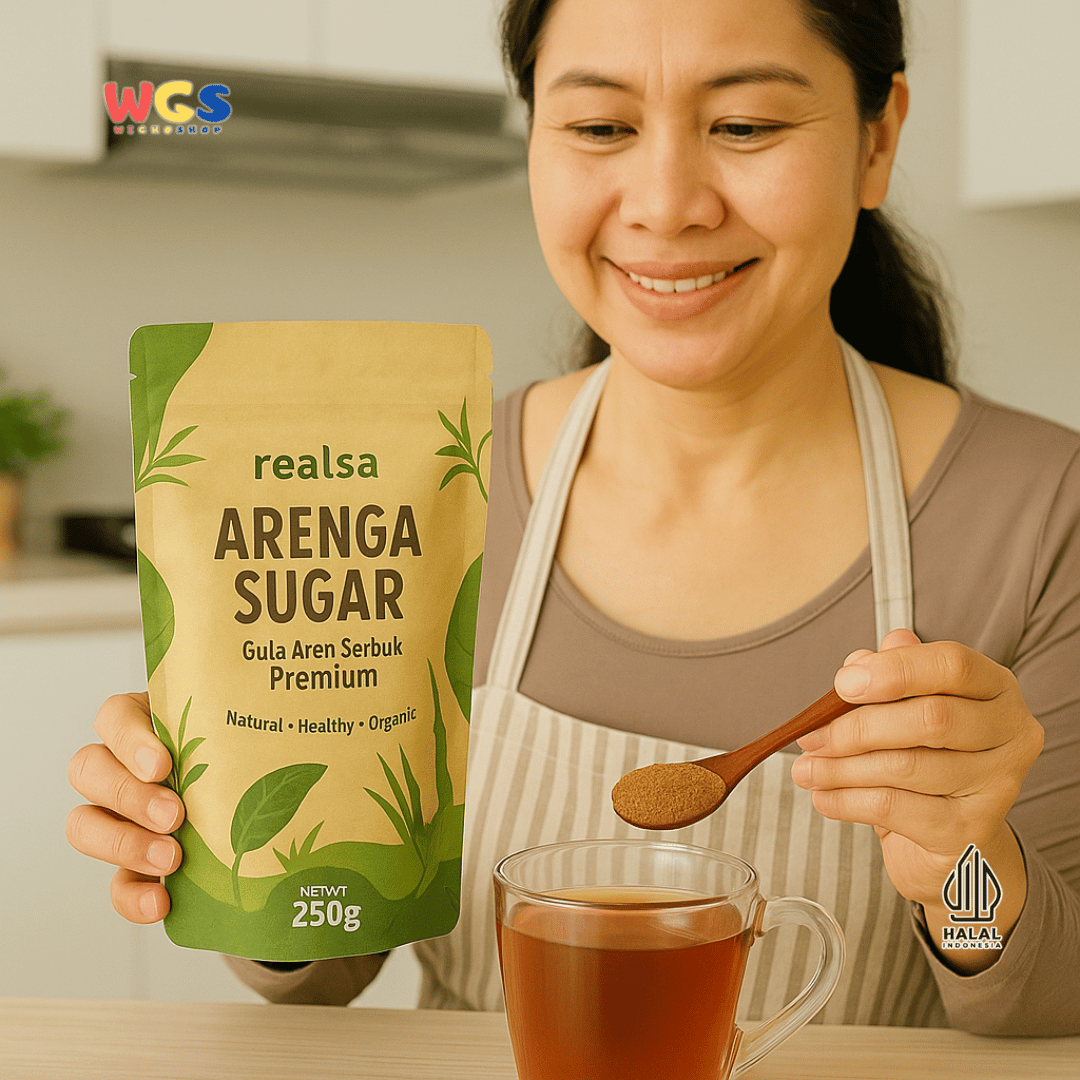 Realsa Organic Coconut Sugar 250g – Pemanis Alami Sehat dari Nira Kelapa