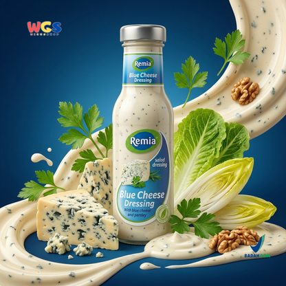 Remia Blue Cheese Dressing 250ml - Saus Salad Premium dengan Blue Cheese dan Parsley untuk Salad & Steak