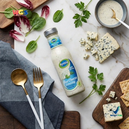 Remia Blue Cheese Dressing 250ml - Saus Salad Premium dengan Blue Cheese dan Parsley untuk Salad & Steak