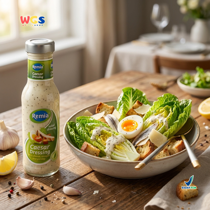 Remia Caesar Dressing 250ml - Salad Dressing Creamy untuk Caesar Salad, Sandwich & Wrap