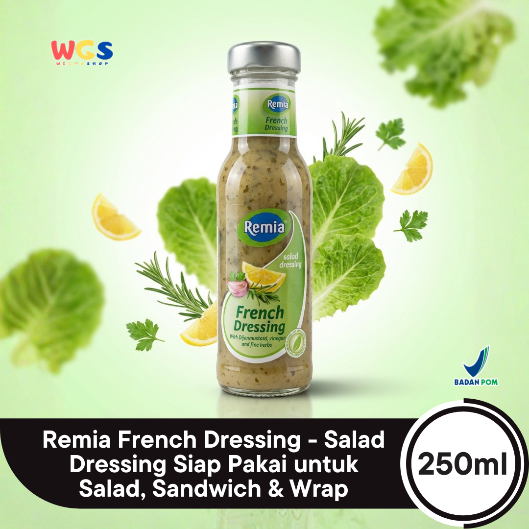 Remia French Dressing 250ml – A French Salad Dressing with Dijon Mustard, Vinegar &amp; Fine Herbs