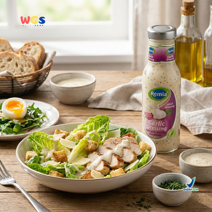 Remia Garlic Dressing 250ml - Salad Dressing Creamy Bawang Putih untuk Salad & Sandwich