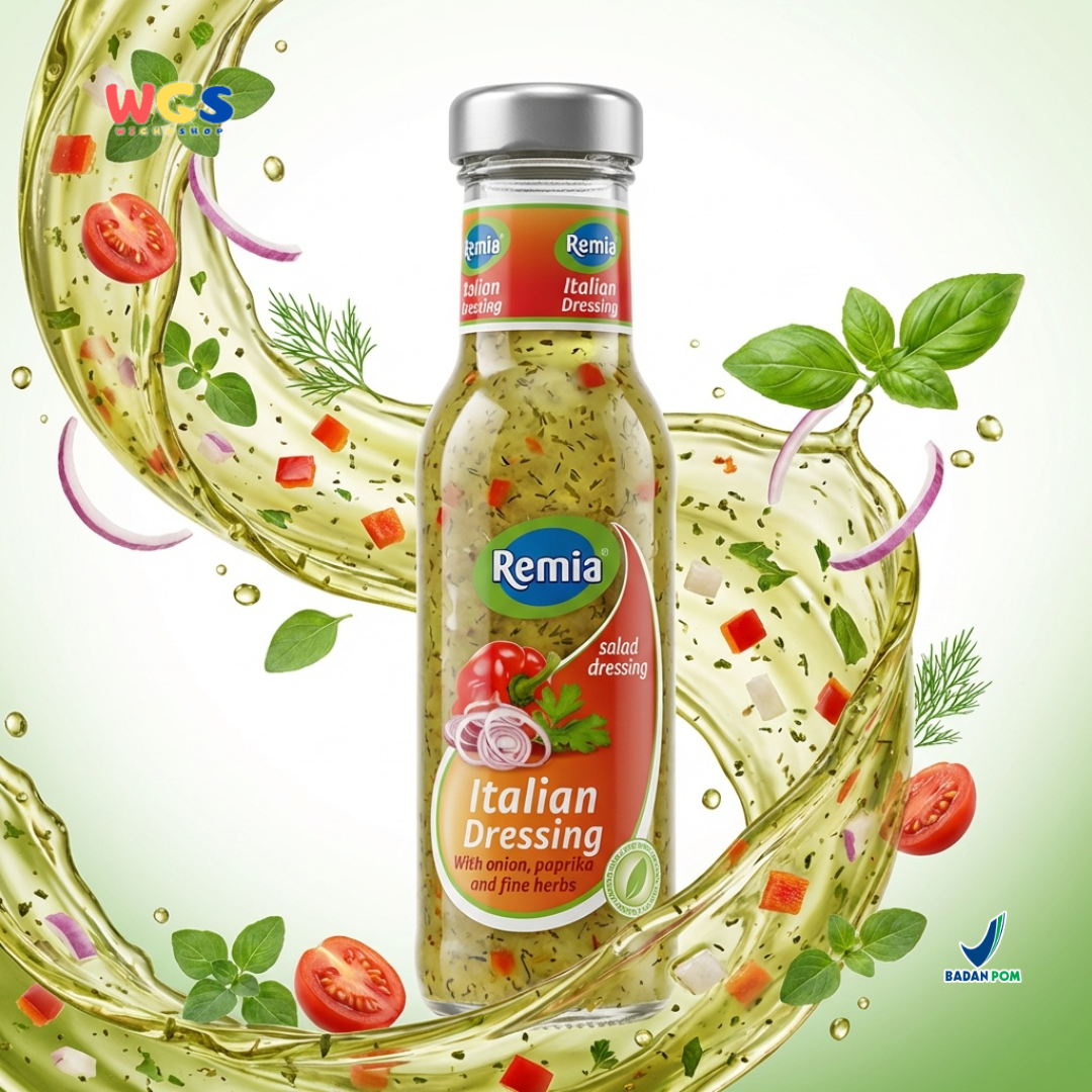 Remia Italian Dressing 250ml – Salad Dressing with Authentic Flavor &amp; Selected Spices
