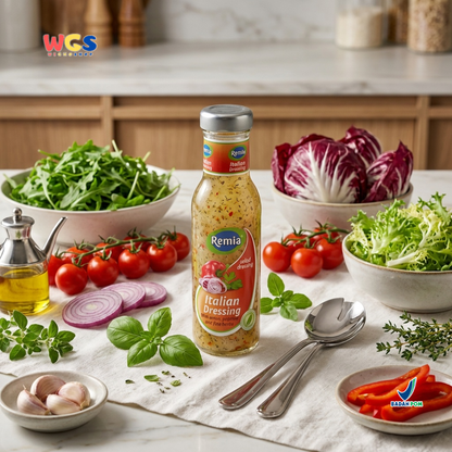 Remia Italian Dressing 250ml – Salad Dressing with Authentic Flavor &amp; Selected Spices